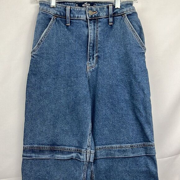 Hollister Ultra High-rise Dad jeans size 1R(25/31) EUC - Picture 2 of 11